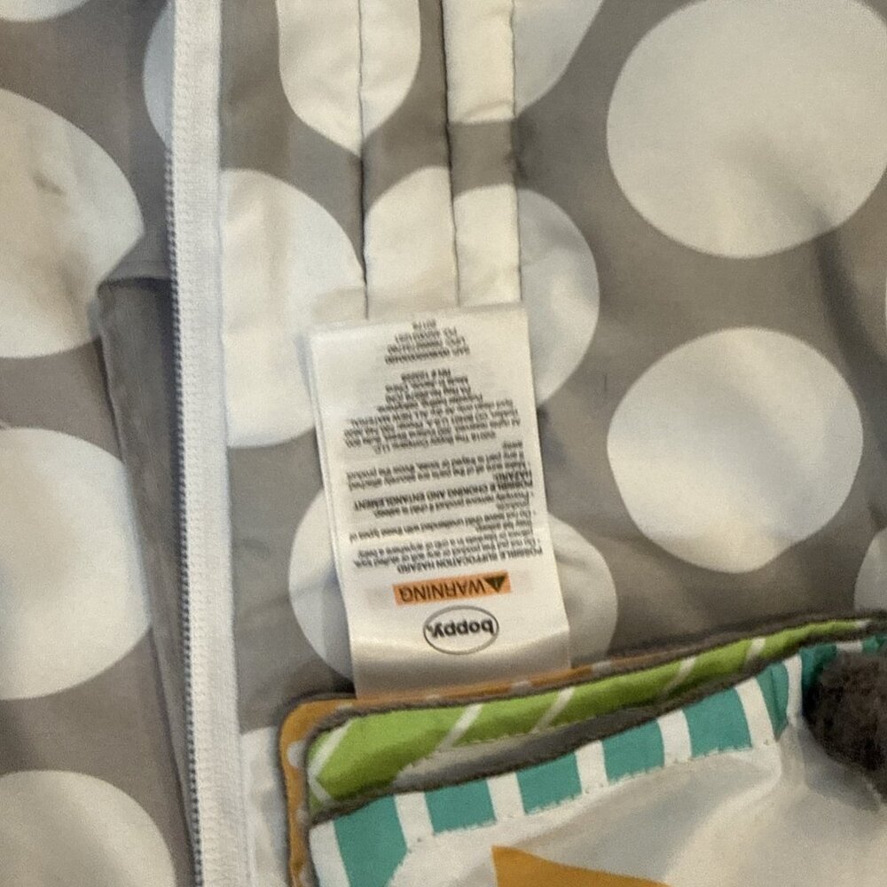 Boppy Preferred Shopping Cart & High Chair Cover Polka DotsPrint Baby Seat Cover - Picture 3 of 8